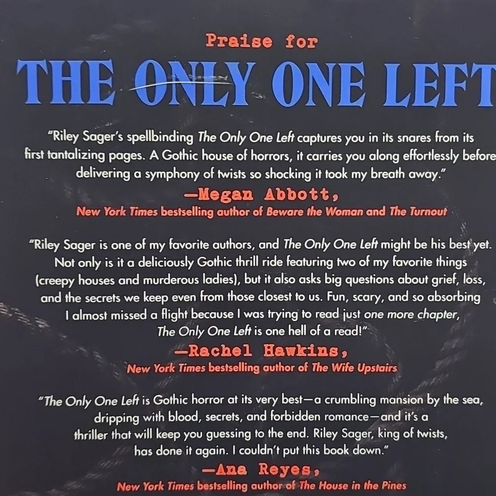 riley sager one left book